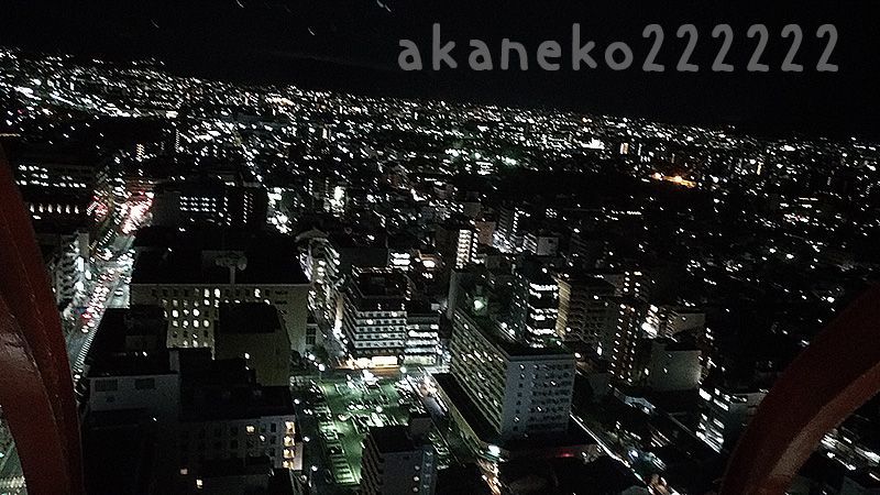 京都タワーから見た夜景
